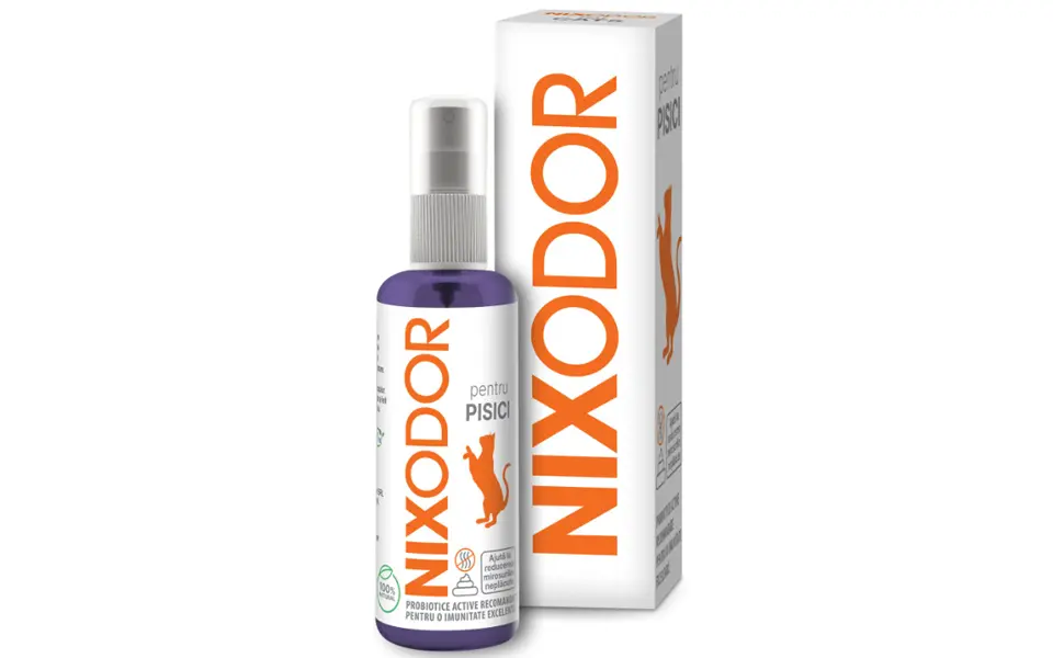 Nixodor probiotic supplements for cats.
