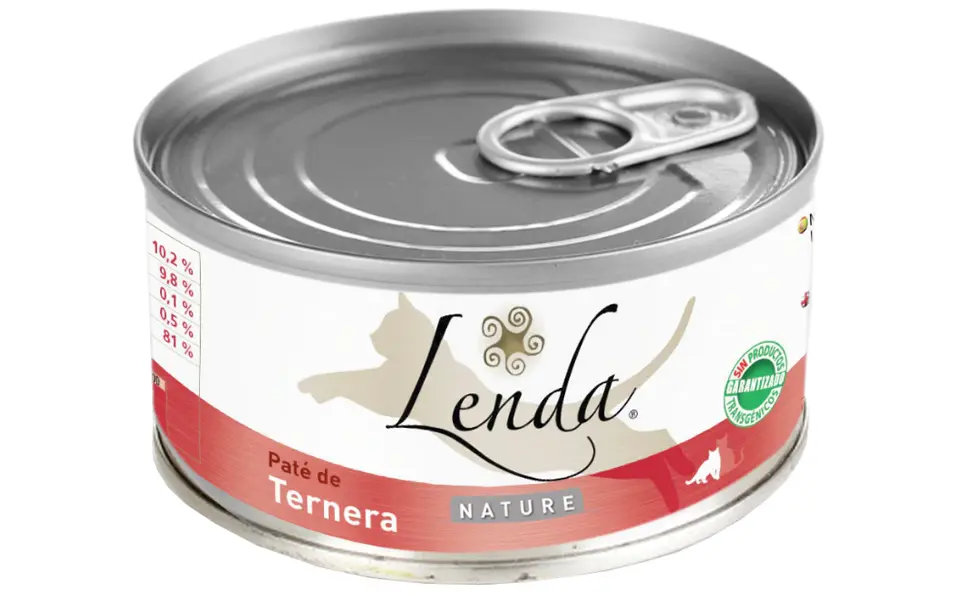 Lenda canned cat food.